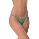 Tanga String Δαντέλα με Χρυσοκλωστή   Πράσινο Milena By Paris 007678-Πράσινο