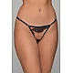Tanga String Διάφανο Τούλι– Τιγρέ Milena By Paris 007706-Τιγρέ