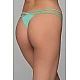 Tanga String Λύκρα   Aqua Milena By Paris 007719-Aqua
