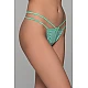 Tanga String Λύκρα   Aqua Milena By Paris 007719-Aqua