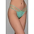 Tanga String Λύκρα   Aqua Milena By Paris 007719-Aqua
