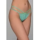Tanga String Λύκρα   Aqua Milena By Paris 007719-Aqua