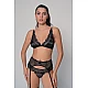 Δαντελένιο String – Μαύρο Milena By Paris 007701-Μαύρο