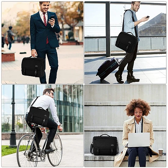 Υφασμάτινος Χαρτοφύλακας Matein 15,6' laptop 17L 1194 μαύρο
