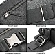 Δερμάτινο τσαντάκι μέσης Cardinal 1230 black