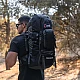 Σακίδιο ορειβασίας αδιάβροχο Ταξιδιού 60L Camping 1488 Πετρόλ