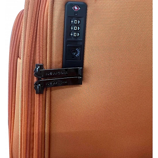 Βαλίτσα Υφασμάτινη μεσαία 20 κιλών Newcom N1510/60 orange