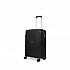 Βαλίτσα σκληρή Newcom N1595 (PP) καμπίνας 55,5x23x34,5 cm μαύρο