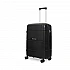 Βαλίτσα σκληρή Newcom N1595 (PP) μεσαία 66x25,5x43x5 cm μαύρο