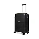 Βαλίτσα σκληρή Newcom N1595 (PP) μεσαία 66x25,5x43x5 cm μαύρο