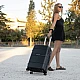 Βαλίτσα σκληρή Newcom N1595 (PP) μεσαία 66x25,5x43x5 cm μαύρο