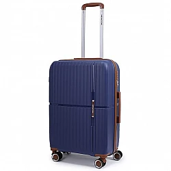 Βαλίτσα σκληρή μεσαία Newcom N1596 (PP) 67x22,5x43 cm μπλε