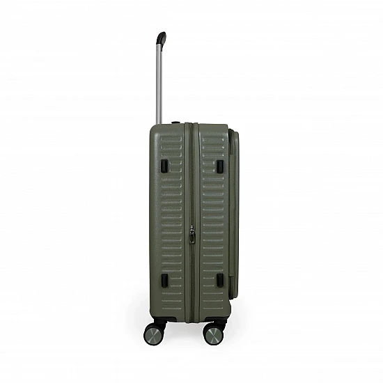 Βαλίτσα μεγάλη με ρόδες Newcom (ABS+PC) N1605/70 green
