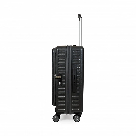 Βαλίτσα μεγάλη με ρόδες Newcom (ABS+PC) N1605/70 dark grey