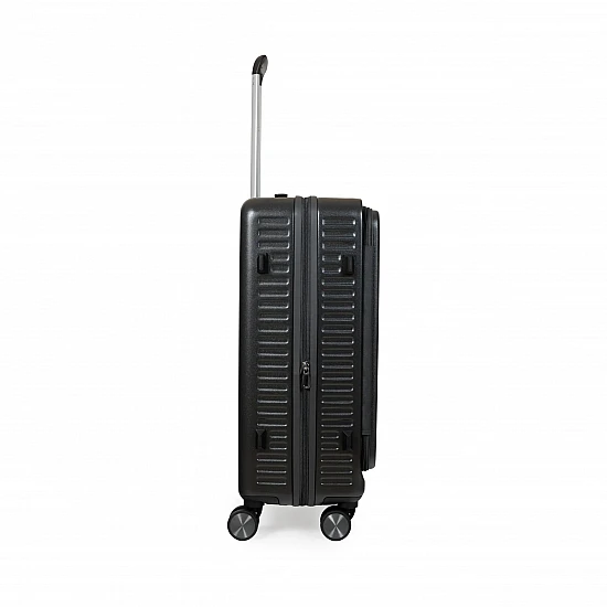 Βαλίτσα μεγάλη με ρόδες Newcom (ABS+PC) N1605/70 dark grey