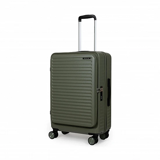 Βαλίτσα μεσαία 20 κιλών Newcom (ABS+PC) N1605/60 green