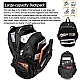 Μεγάλο Laptop Backpack 17,3'' Ανθεκτικό XL Heavy Duty Travel Backpack Bange 1901 μαύρο