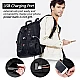 Μεγάλο Laptop Backpack 17,3'' Ανθεκτικό XL Heavy Duty Travel Backpack Bange 1901 μαύρο