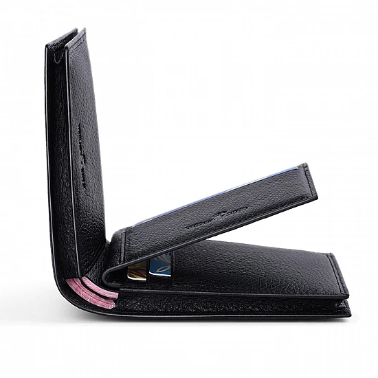 Δερμάτινο Ανδρικό πορτοφόλι William Polo 213 black