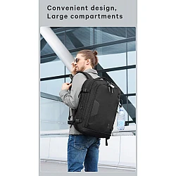Σακίδιο πλάτης Bange 45 L 17.3" 22039 μαύρο