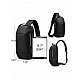 Τσαντάκι ώμου χιαστί crossbody Bange 22085 μαύρο