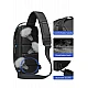 Τσαντάκι ώμου χιαστί crossbody Bange 22085 μαύρο