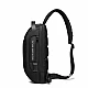 Τσαντάκι ώμου χιαστί crossbody Bange 22085 μαύρο