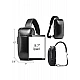 Τσαντάκι ώμου χιαστί crossbody Bange 22085 plus μαύρο