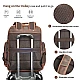 Δερμάτινο σακίδιο πλάτης Cardinal 35 L 2330 coffee