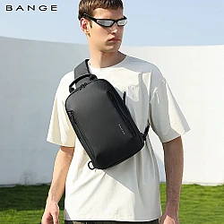 Τσαντάκι Στήθους Bange 3077 μαύρο