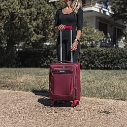 SUPER ΠΡΟΣΦΟΡΑ Βαλίτσα trolley Cardinal 3300 καμπίνας 55x23x37 cm μπορντό
