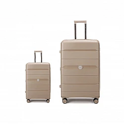 Σετ Βαλίτσες Cardinal 4004 καμπίνας μεγάλη 76,5x31x49 cm + 55x35x23 cm μπεζ