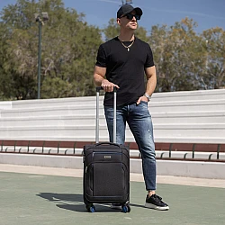 Βαλίτσα trolley Spectra Cardinal 5000 καμπίνας 55x23x37 cm μαύρη