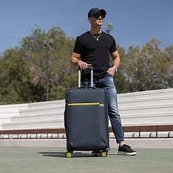 Βαλίτσα trolley Oblivion Cardinal 5100 μεγάλη 75x30x46 cm σκούρο μπλέ
