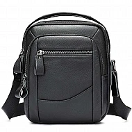 Δερμάτινη Ανδρική Τσάντα Ώμου Cardinal 6000 black