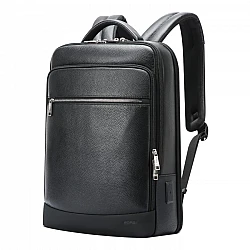 Δερμάτινο Σακίδιο πλάτης 24L Laptop 15,6” Bopai 61-121561 μαύρο