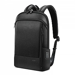 Δερμάτινο Σακίδιο πλάτης 21L Laptop 15,6” Bopai 61-52711 μαύρο