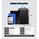 Σακίδιο πλάτης Αντικλεπτικό 16L Laptop 17” Bopai 61-85011 μαύρο