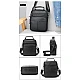 CardinalΔερμάτινη Ανδρική Τσάντα Ώμου 6535 Μαύρο