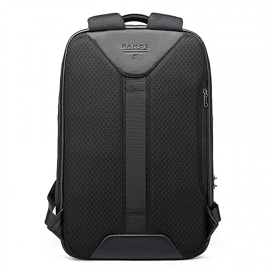 Δερμάτινο Σακίδιο πλάτης 21L Laptop 15,6” Bange 6621 μαύρο