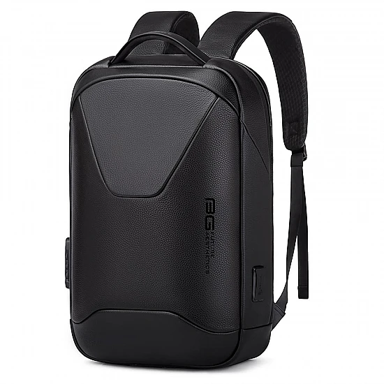 Δερμάτινο Σακίδιο πλάτης 21L Laptop 15,6” Bange 6621 μαύρο