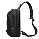 Τσαντάκι ώμου χιαστί crossbody Bange 7082 μαύρο