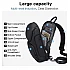 Τσαντάκι ώμου χιαστί crossbody Bange 7565 γκρί