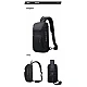 Τσαντάκι ώμου χιαστί crossbody Bange 7565 μαύρο
