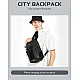 Τσαντάκι ώμου χιαστί crossbody Bange 77120 μαύρο