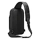 Τσαντάκι ώμου χιαστί crossbody Bange 7721 μαύρο