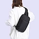 Τσαντάκι ώμου χιαστί crossbody Bange 7721 μαύρο