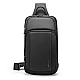 Τσαντάκι ώμου χιαστί crossbody Bange 7795 μαύρο