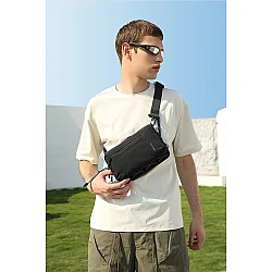 Τσαντάκι ώμου crossbody Bange 8089-1 μαύρο