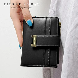 Πορτοφόλι Γυναικείο Μικρό Pierre Loues PL821-79-B49 μαύρο